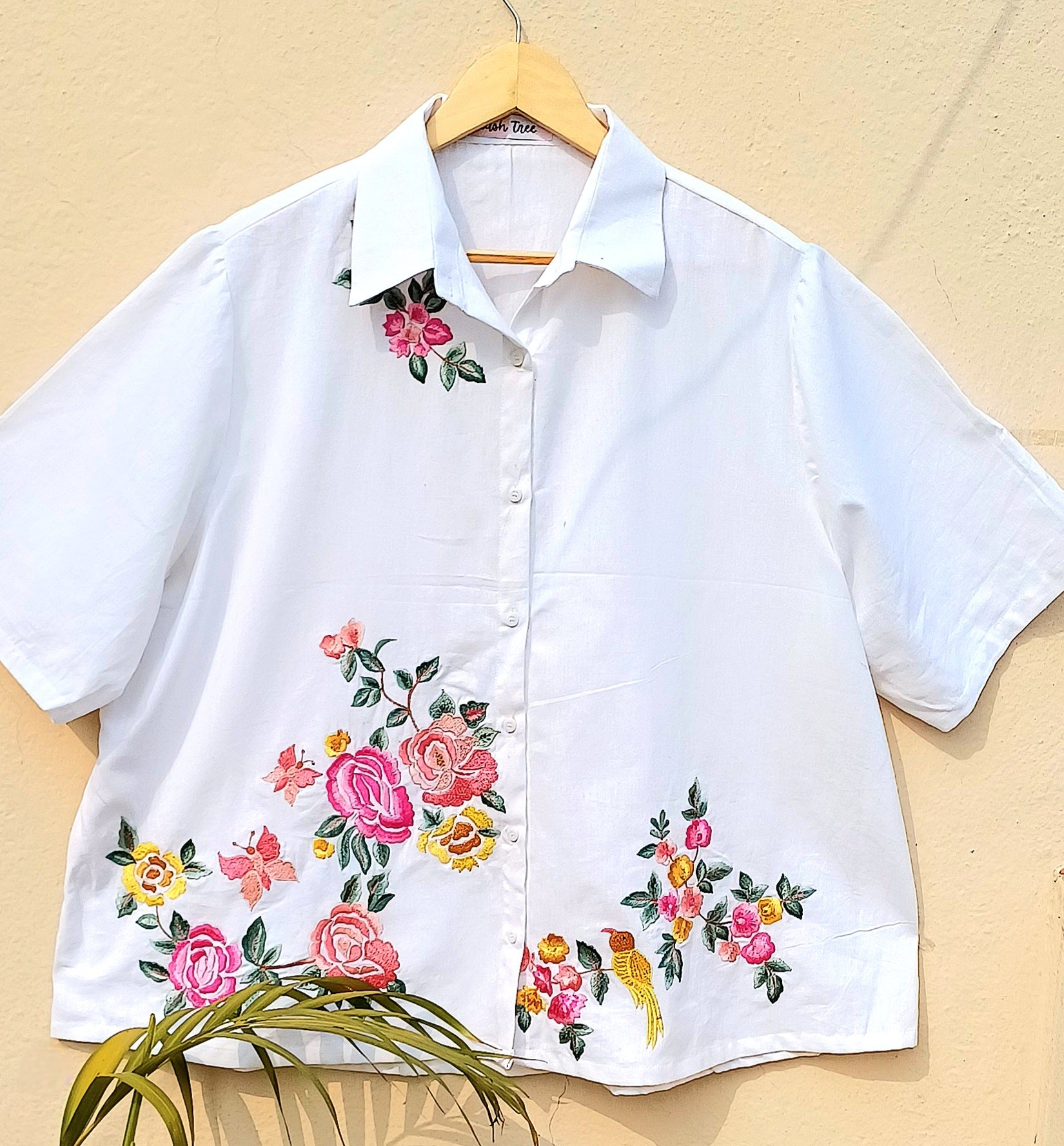 Birds of a Feather Cotton Shirt