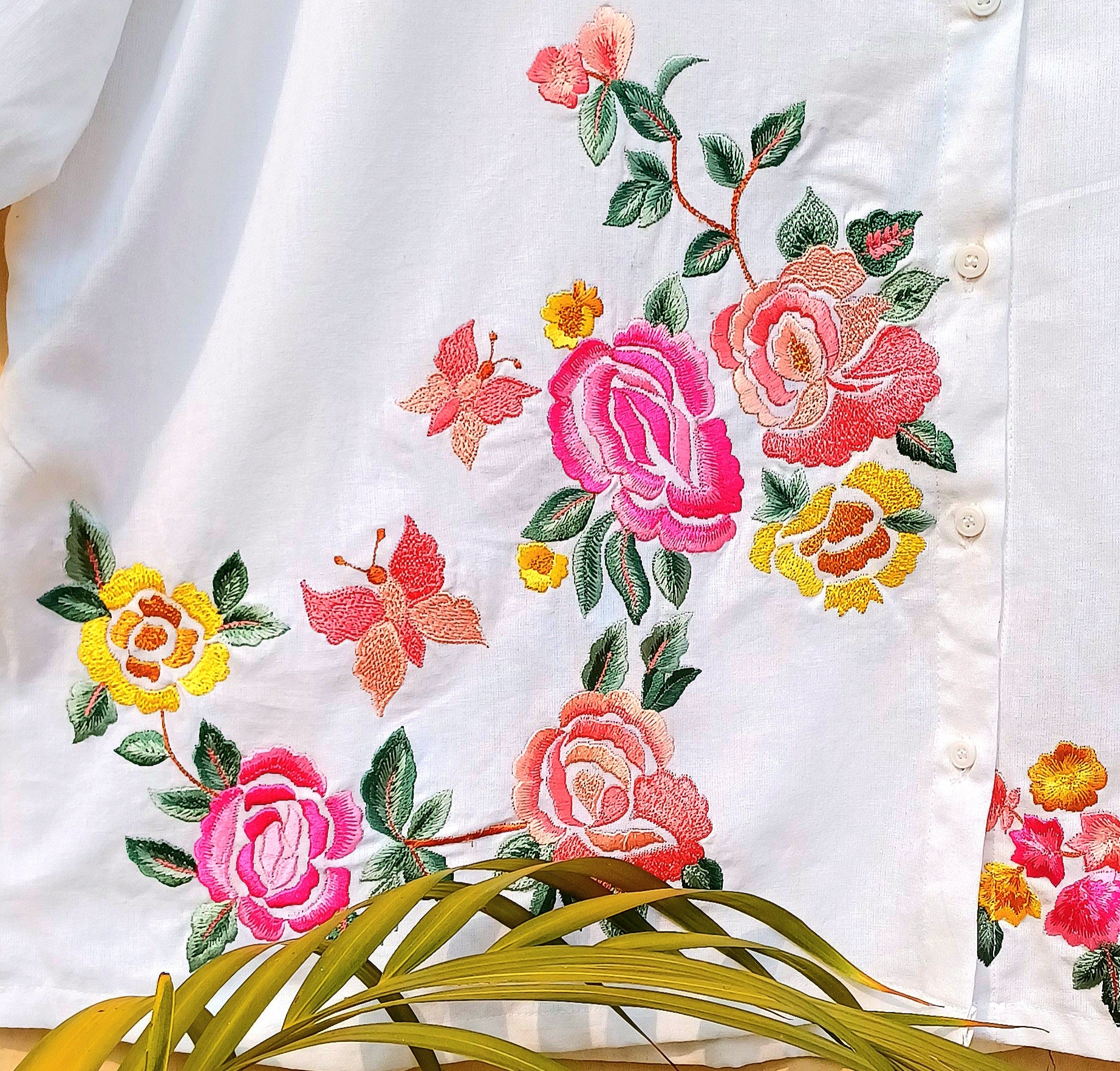 Birds of a Feather Cotton Shirt