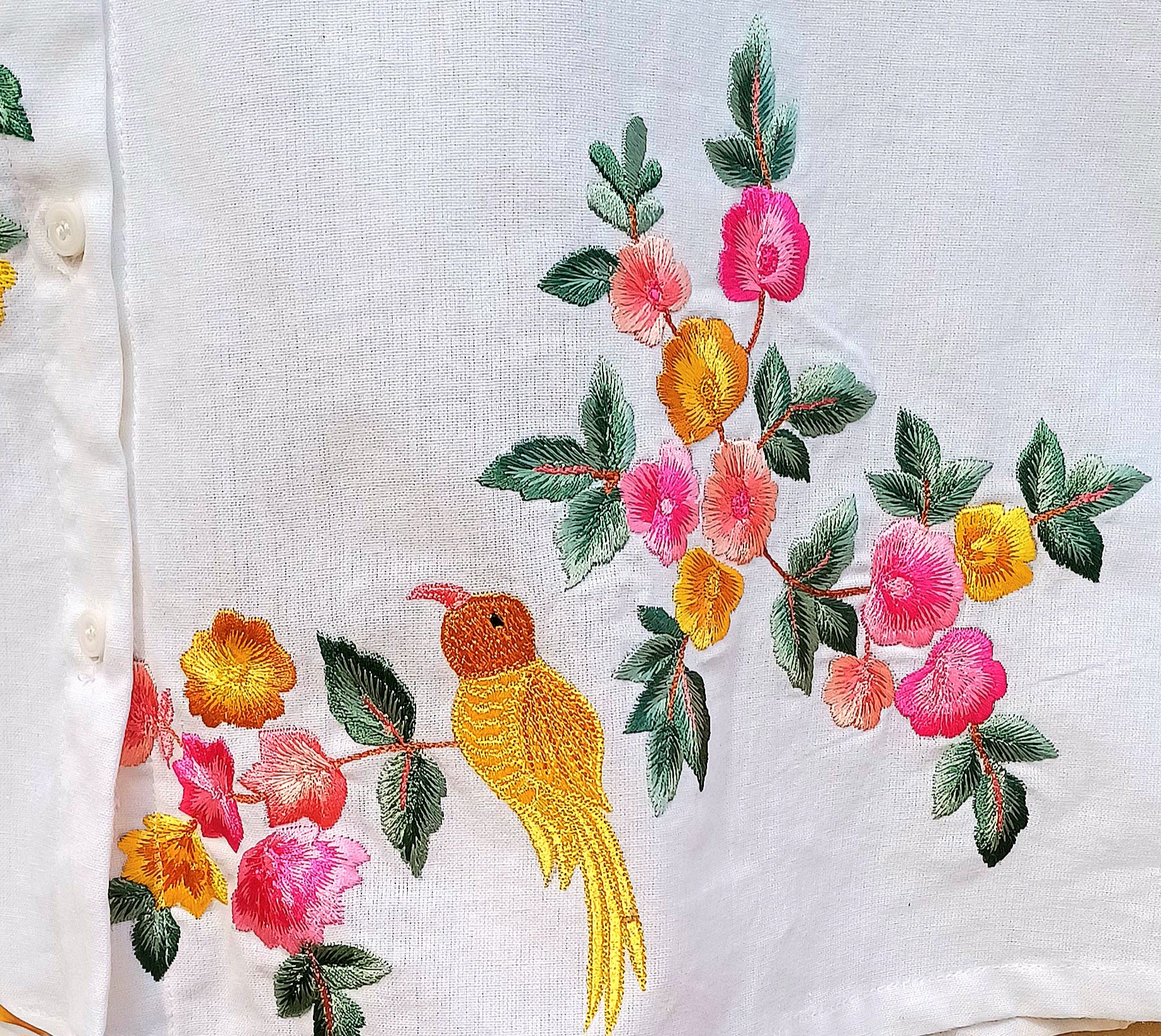 Birds of a Feather Cotton Shirt