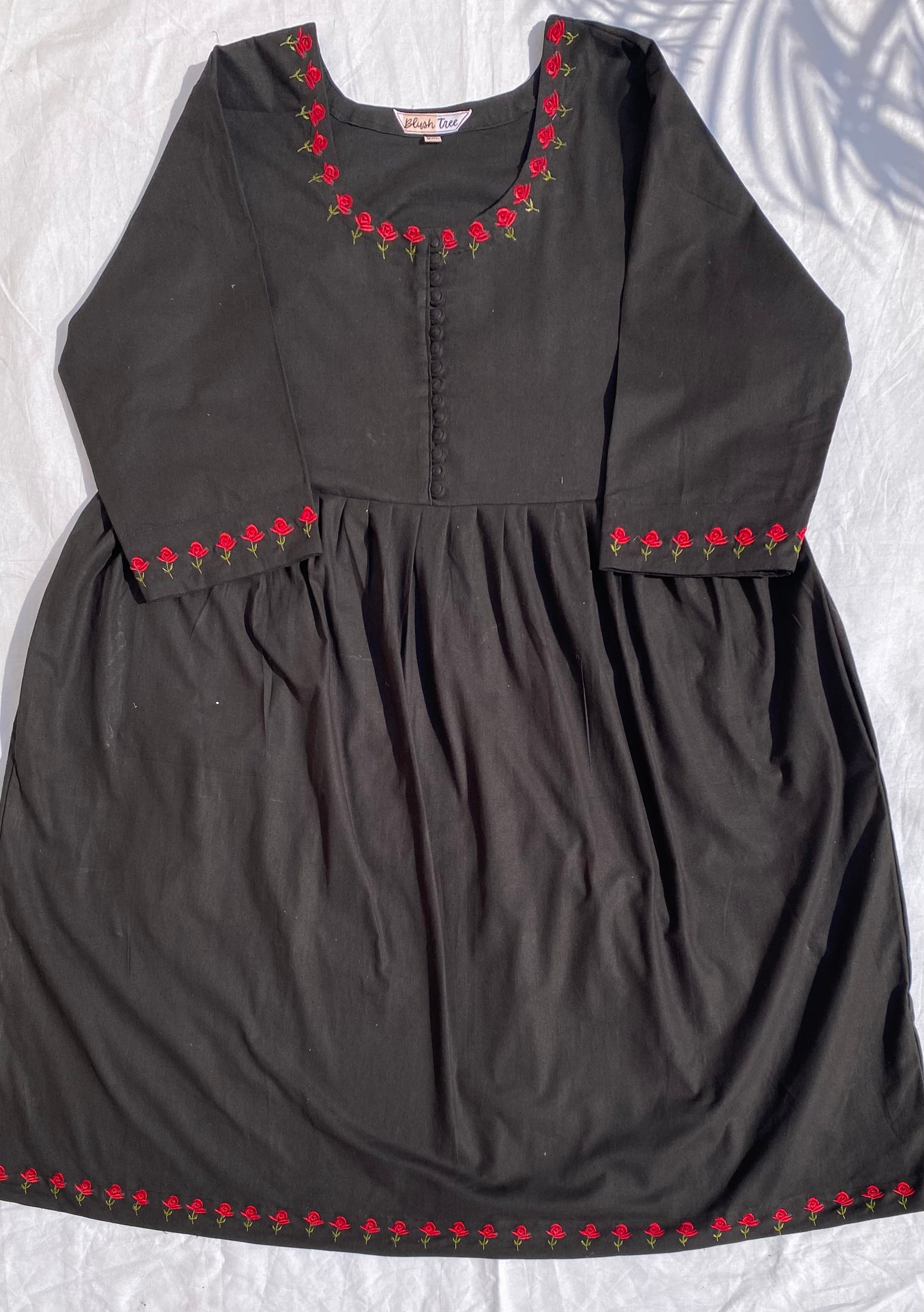 Laal Ishq Gulab Cotton Kurti