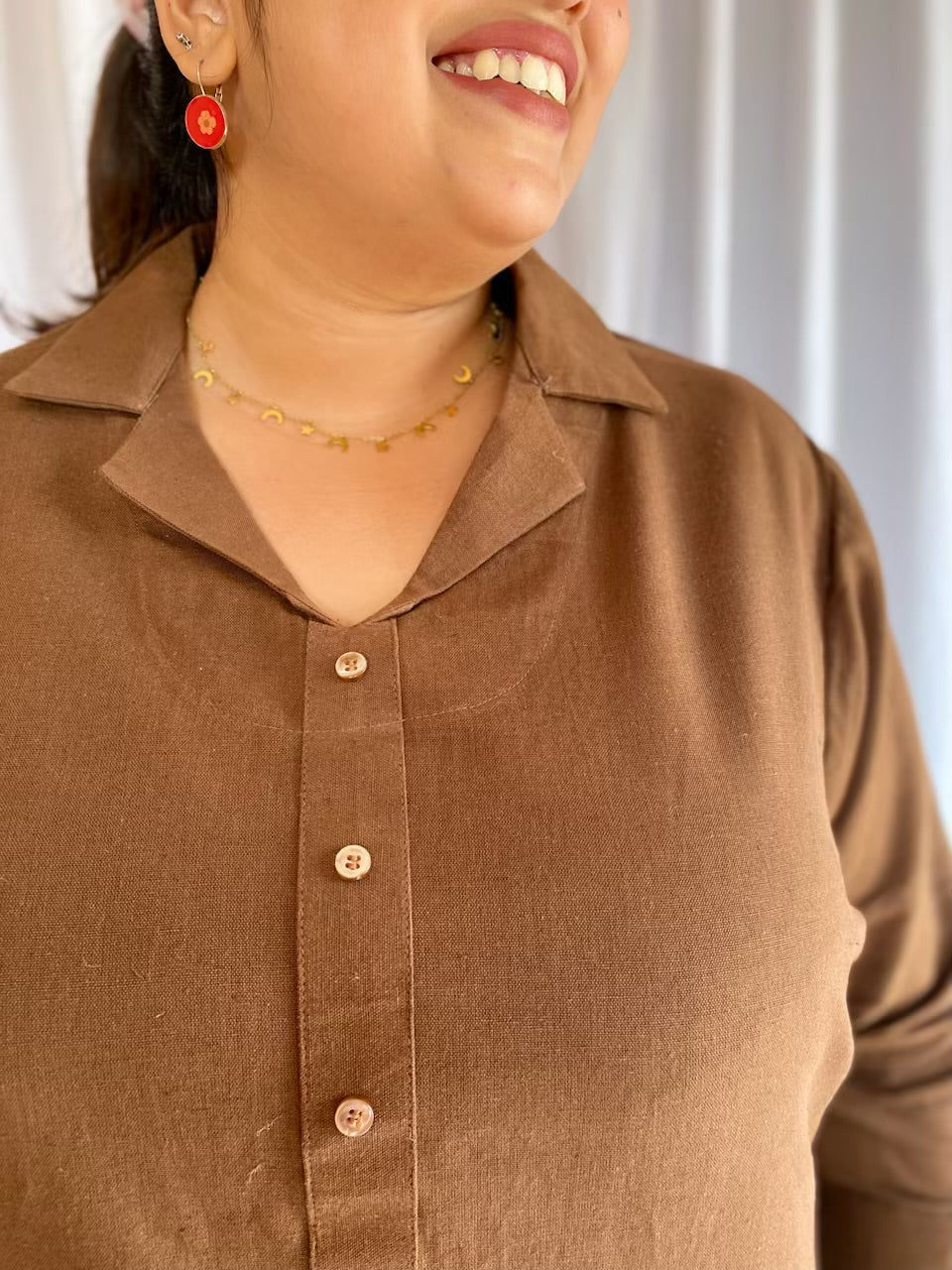 Walnut Cotton Shirt