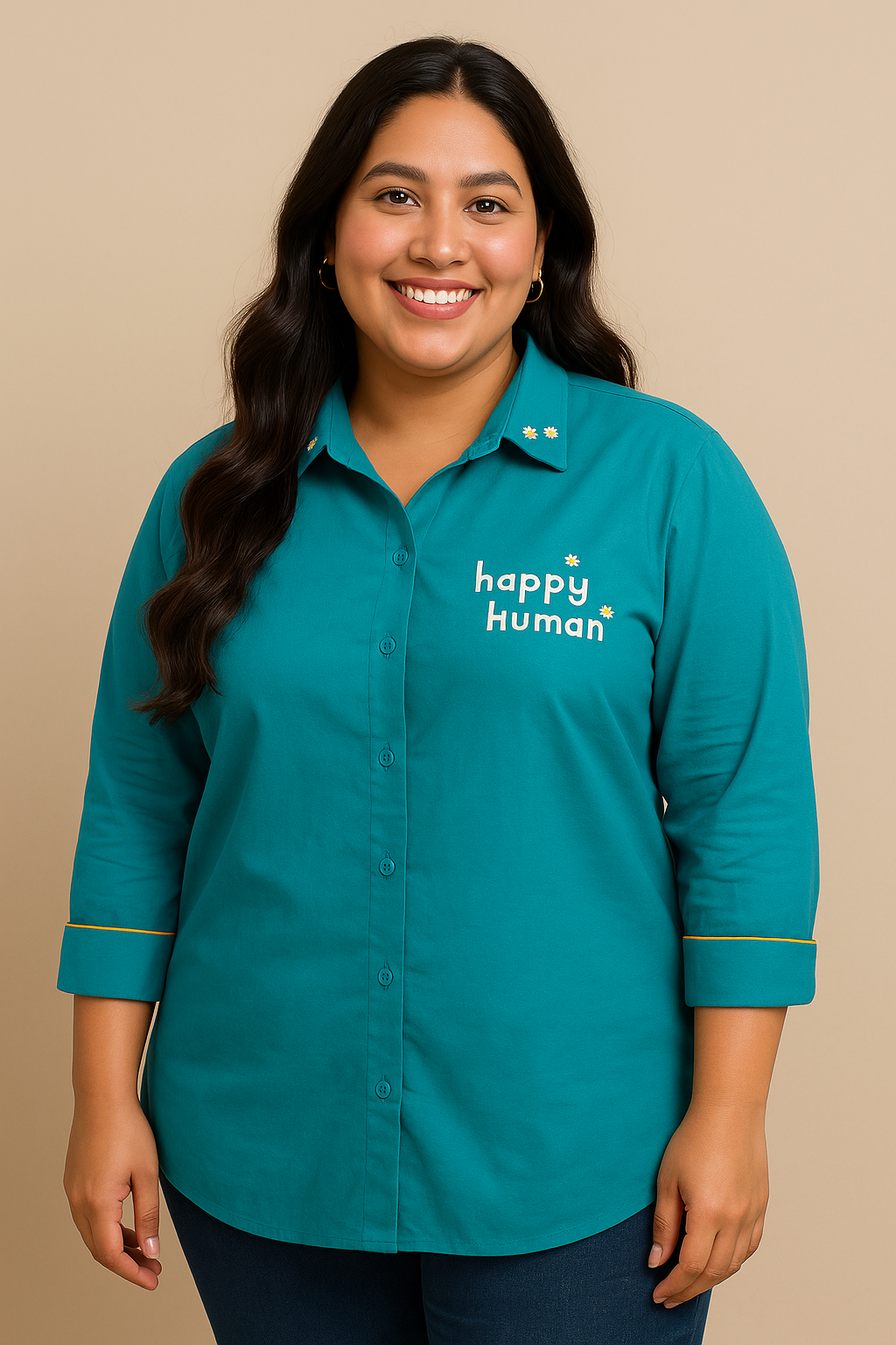 Happy Human Cotton Shirt