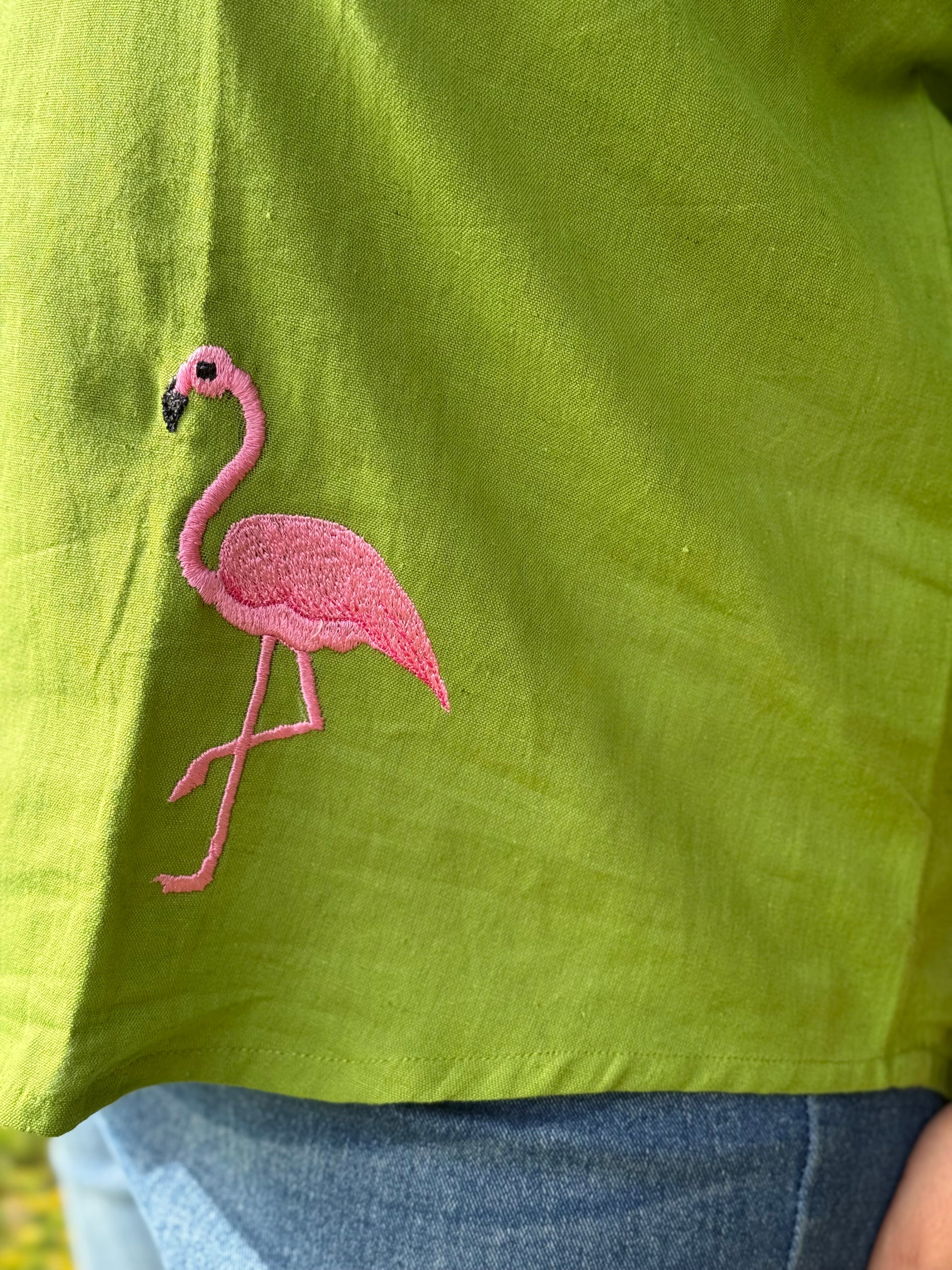 Flamingo Cotton Shirt