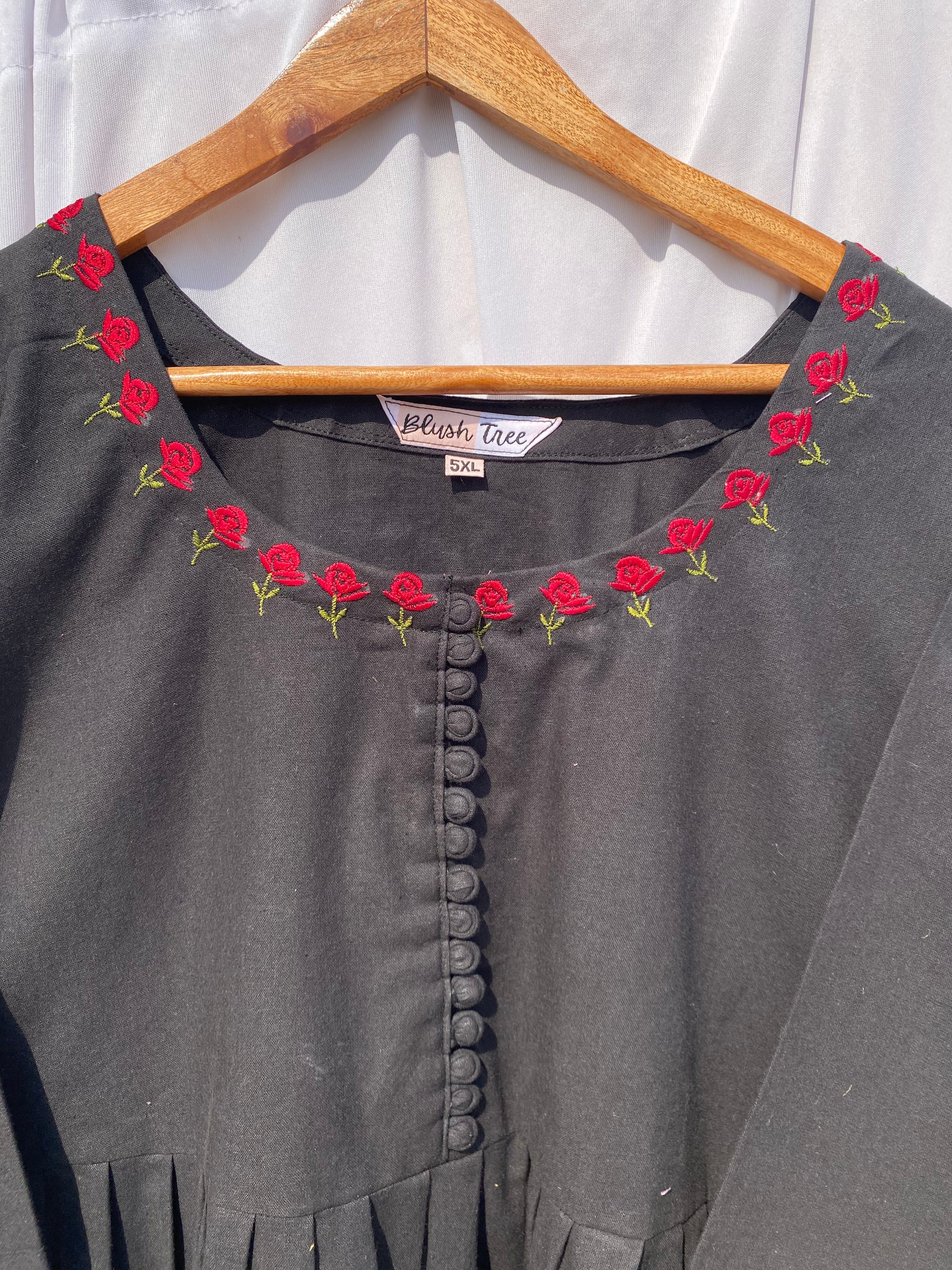 Laal Ishq Gulab Cotton Kurti
