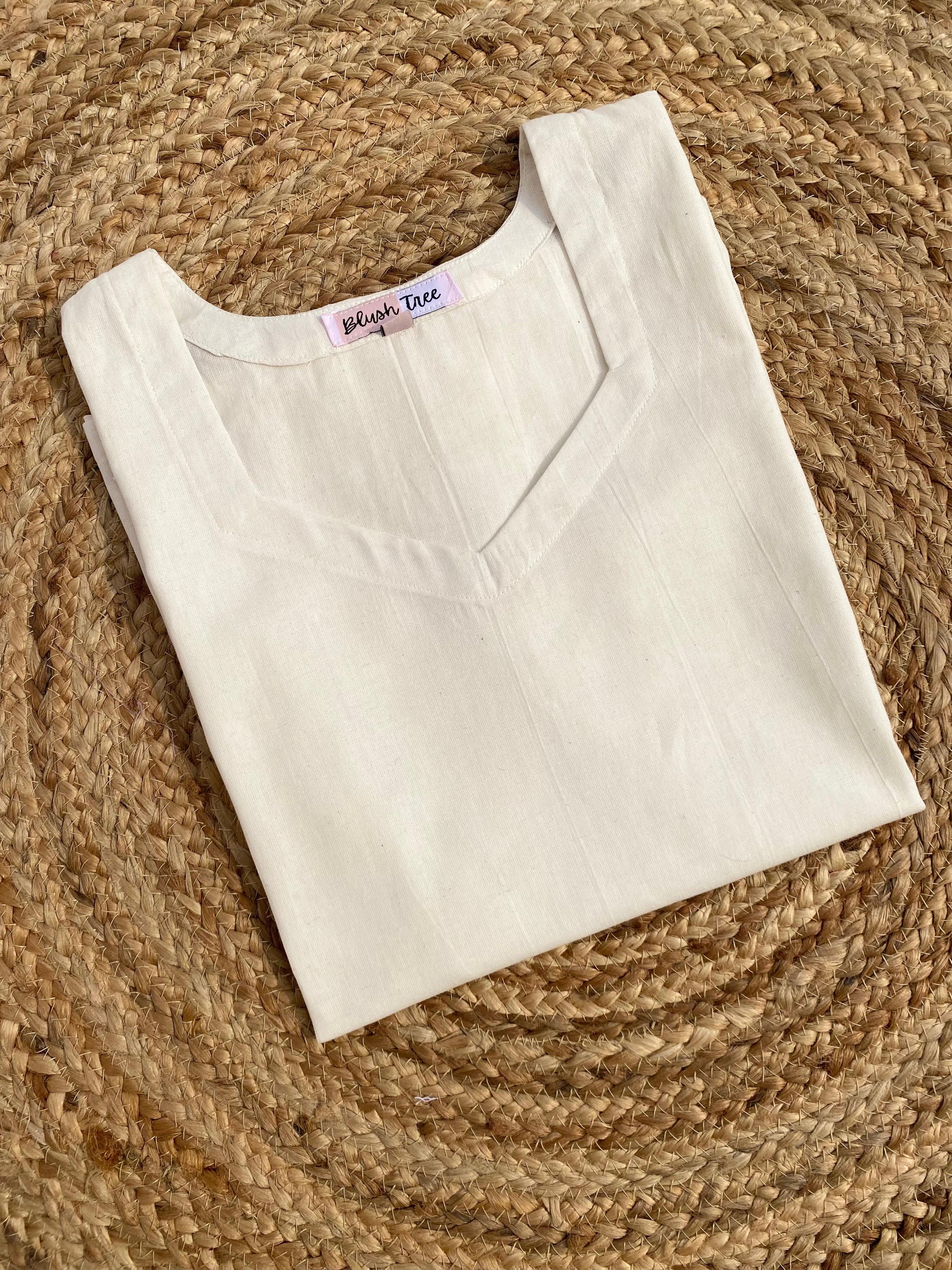 Off White Tank Top
