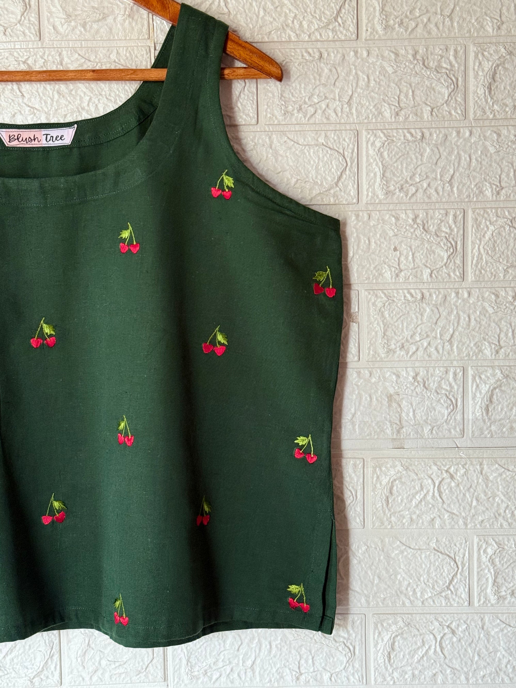 Cherry Cotton Top