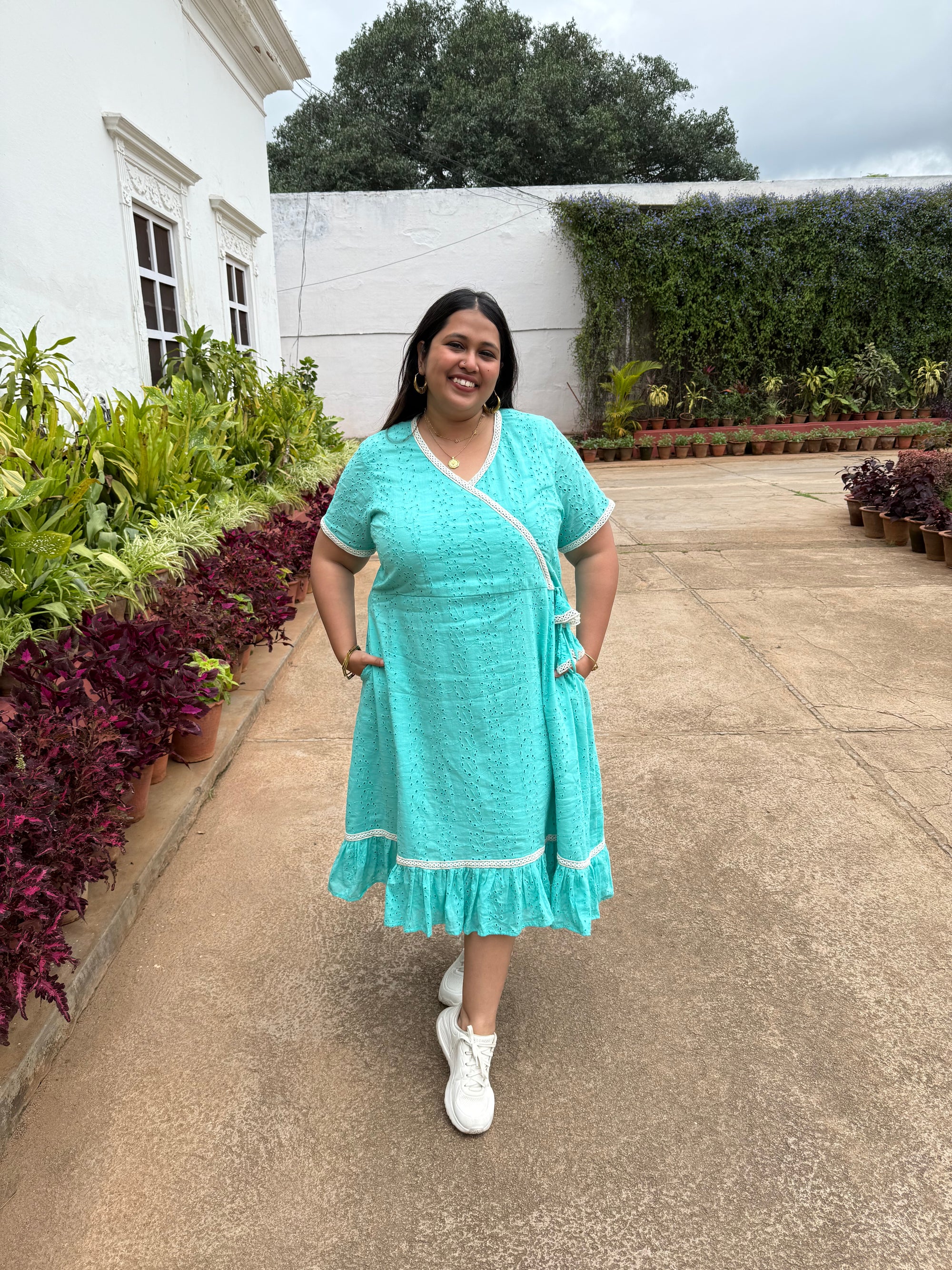 Jharoka Cotton Dress