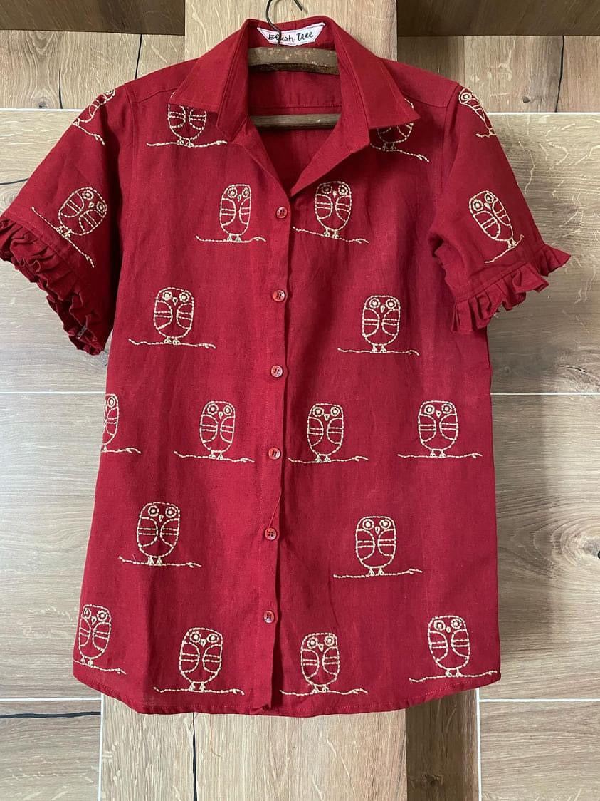 Know it Owl Cotton Shirt