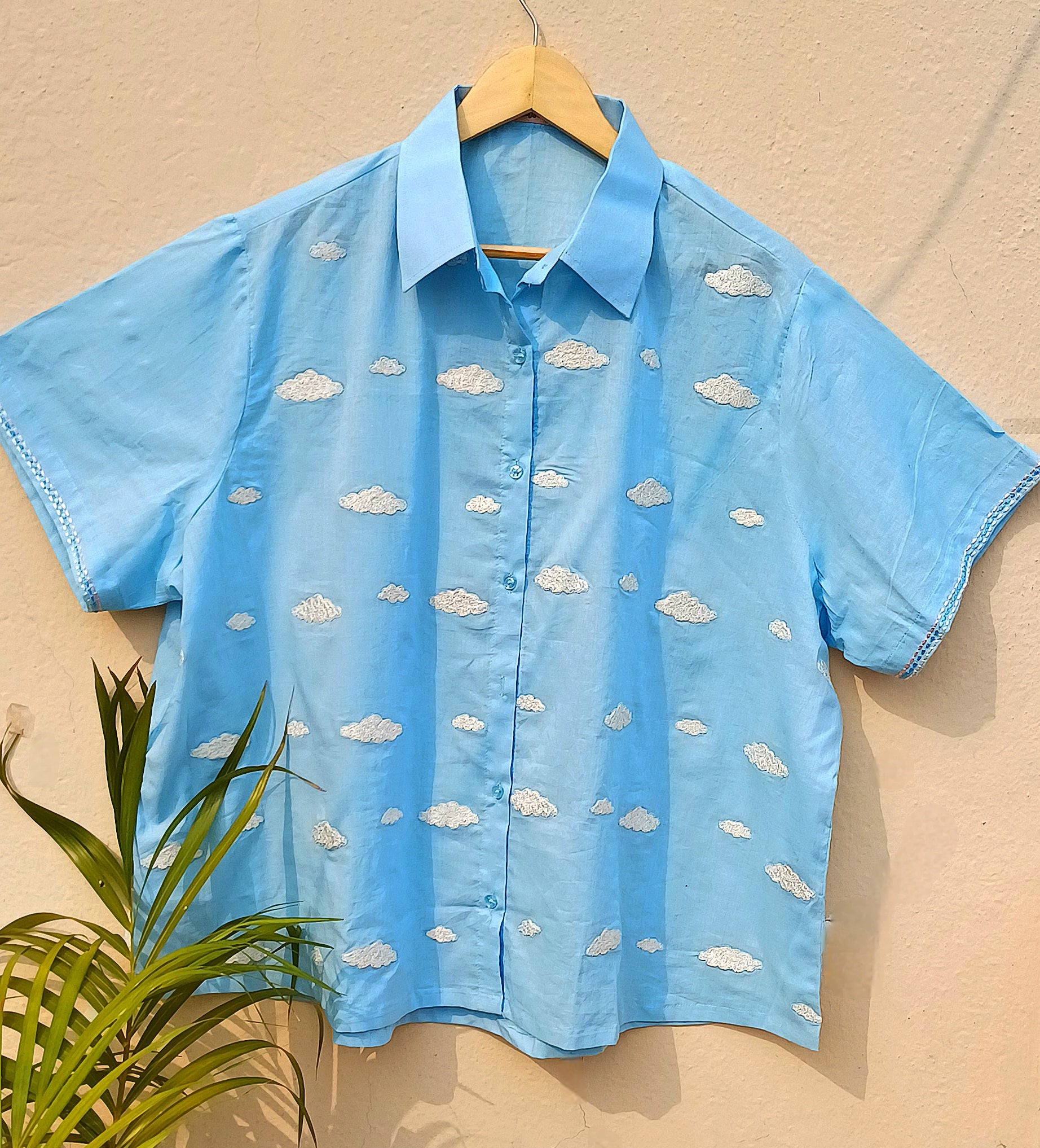 Cloudy Moody Cotton Shirt