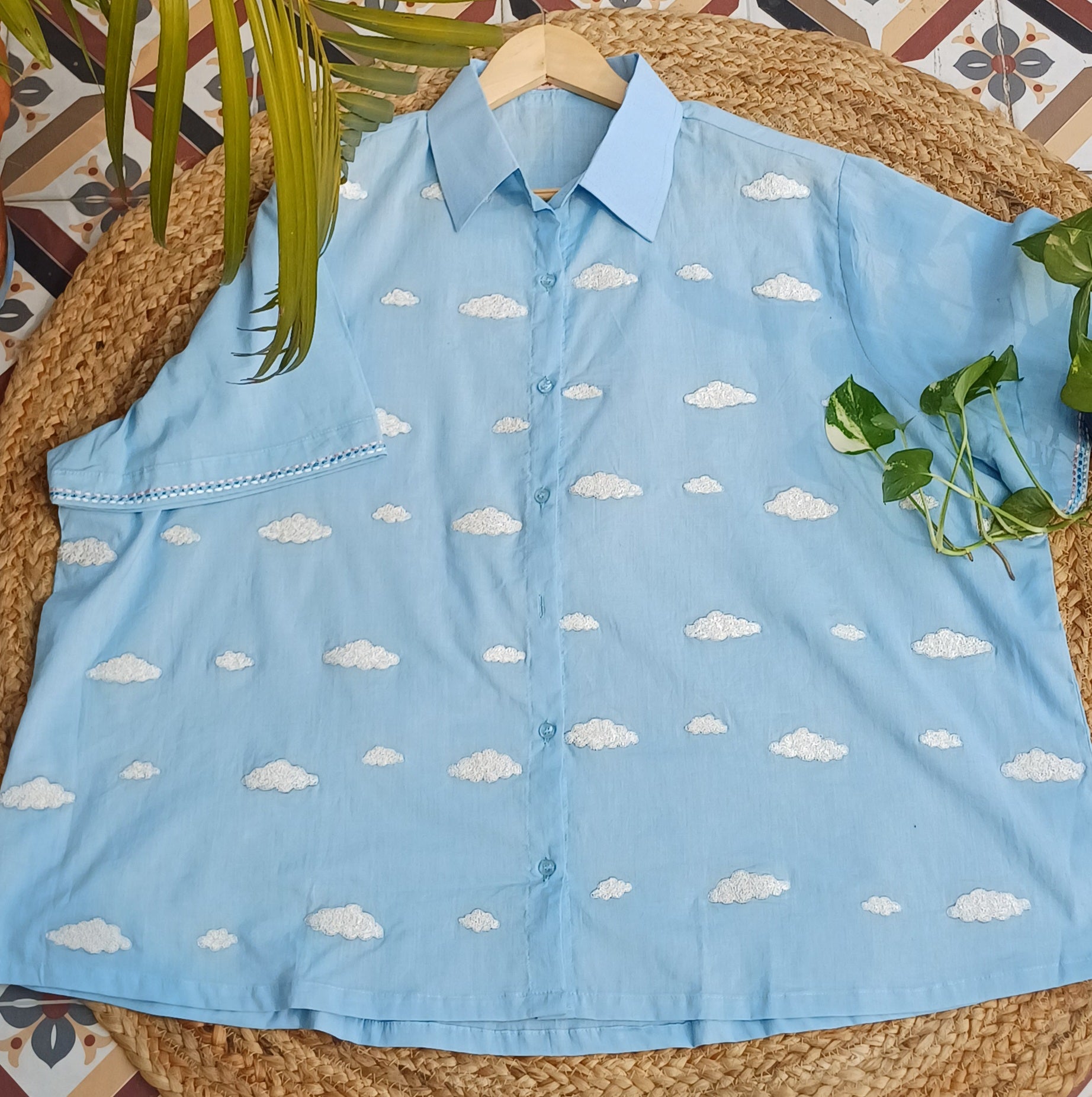 Cloudy Moody Cotton Shirt