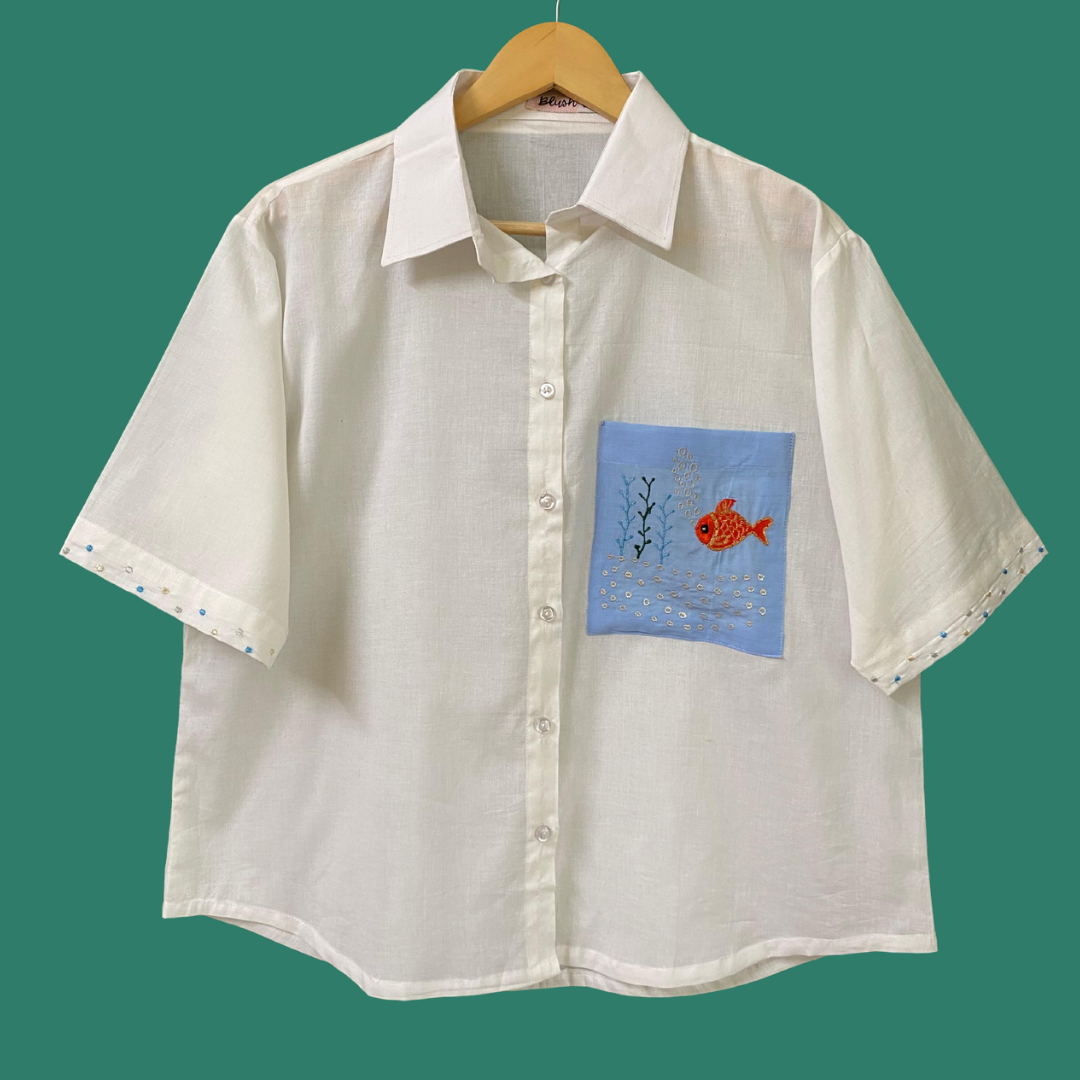 The So-Fish-ticated Cotton Shirt