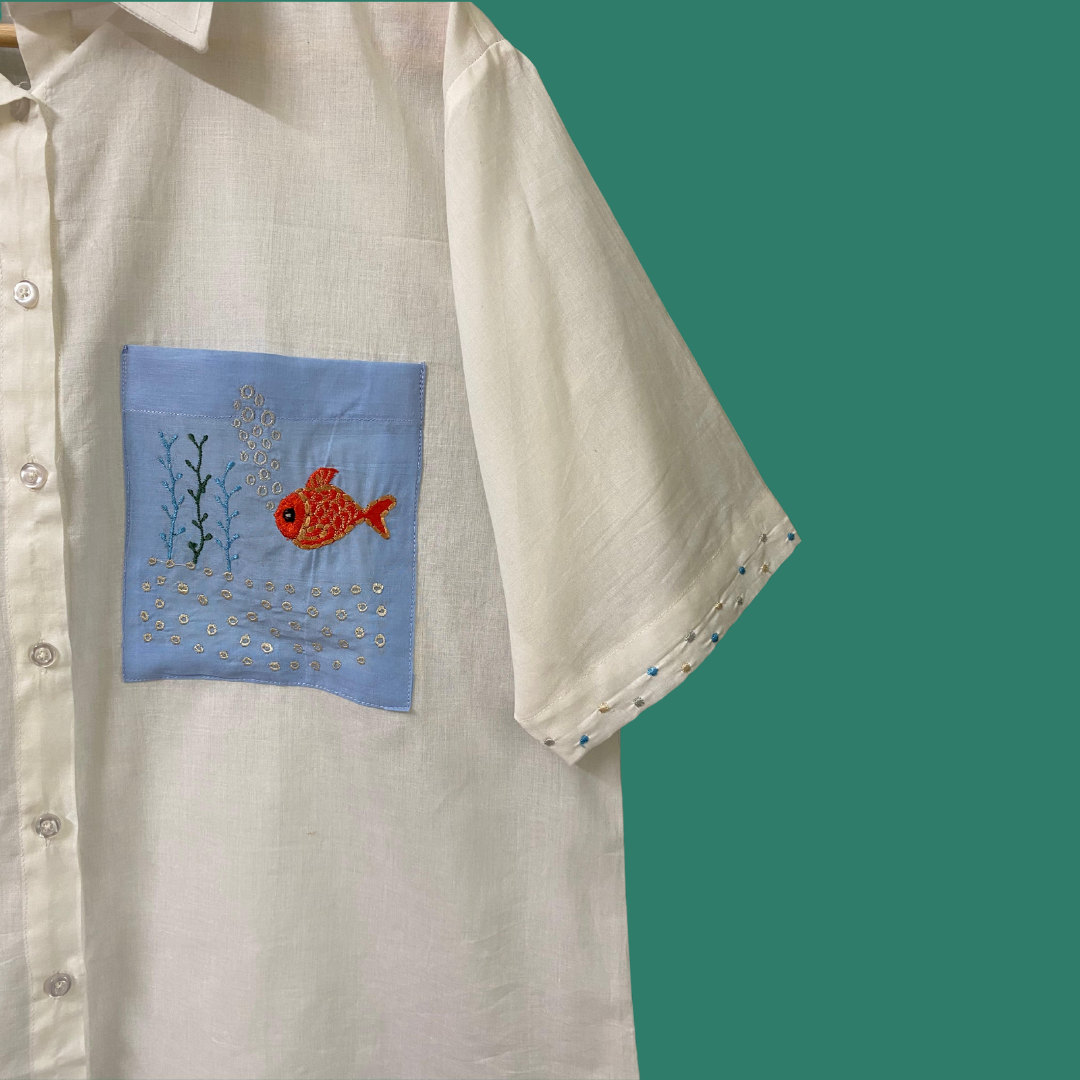 The So-Fish-ticated Cotton Shirt