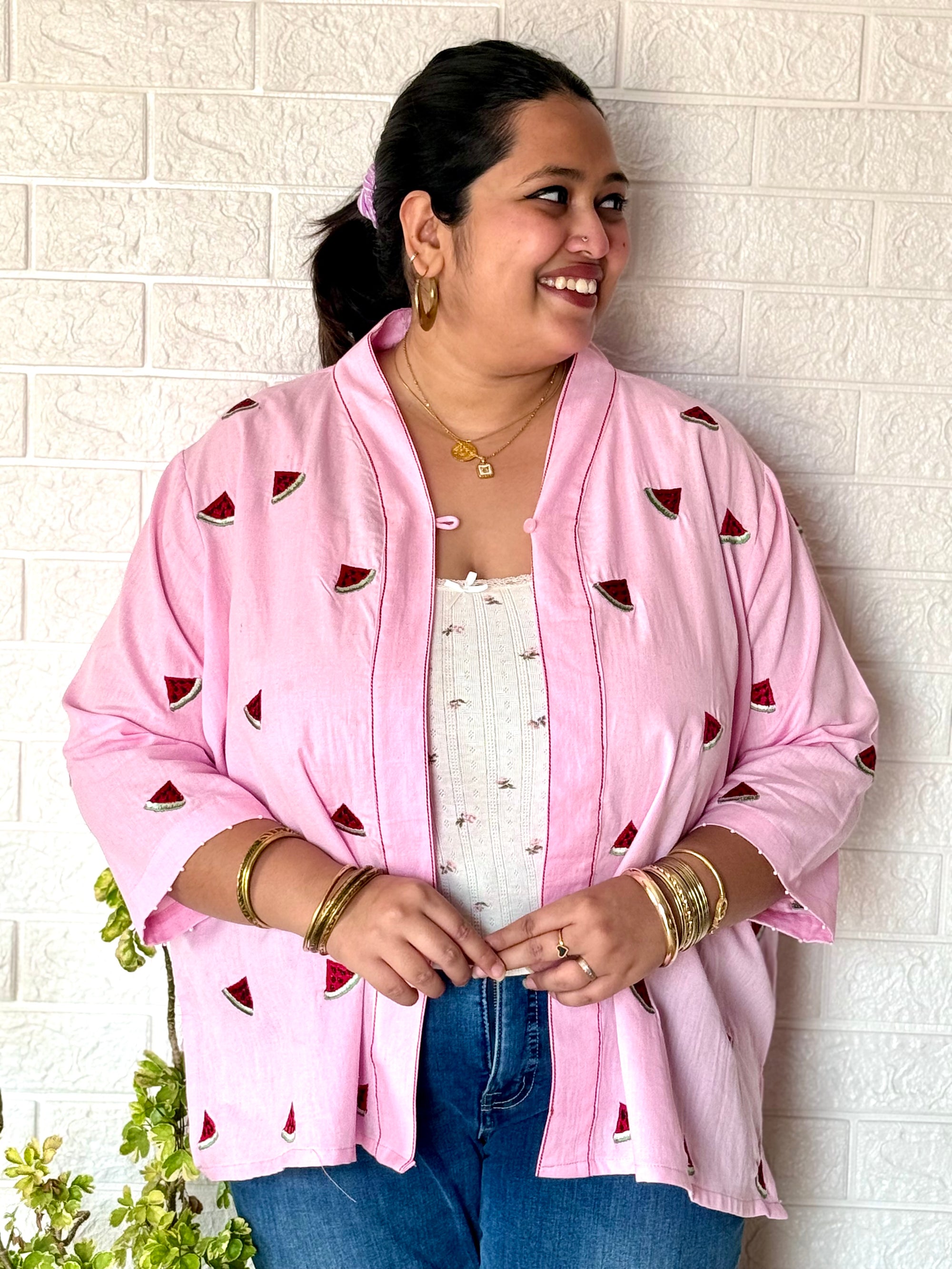 Summer Slice Cotton Shrug