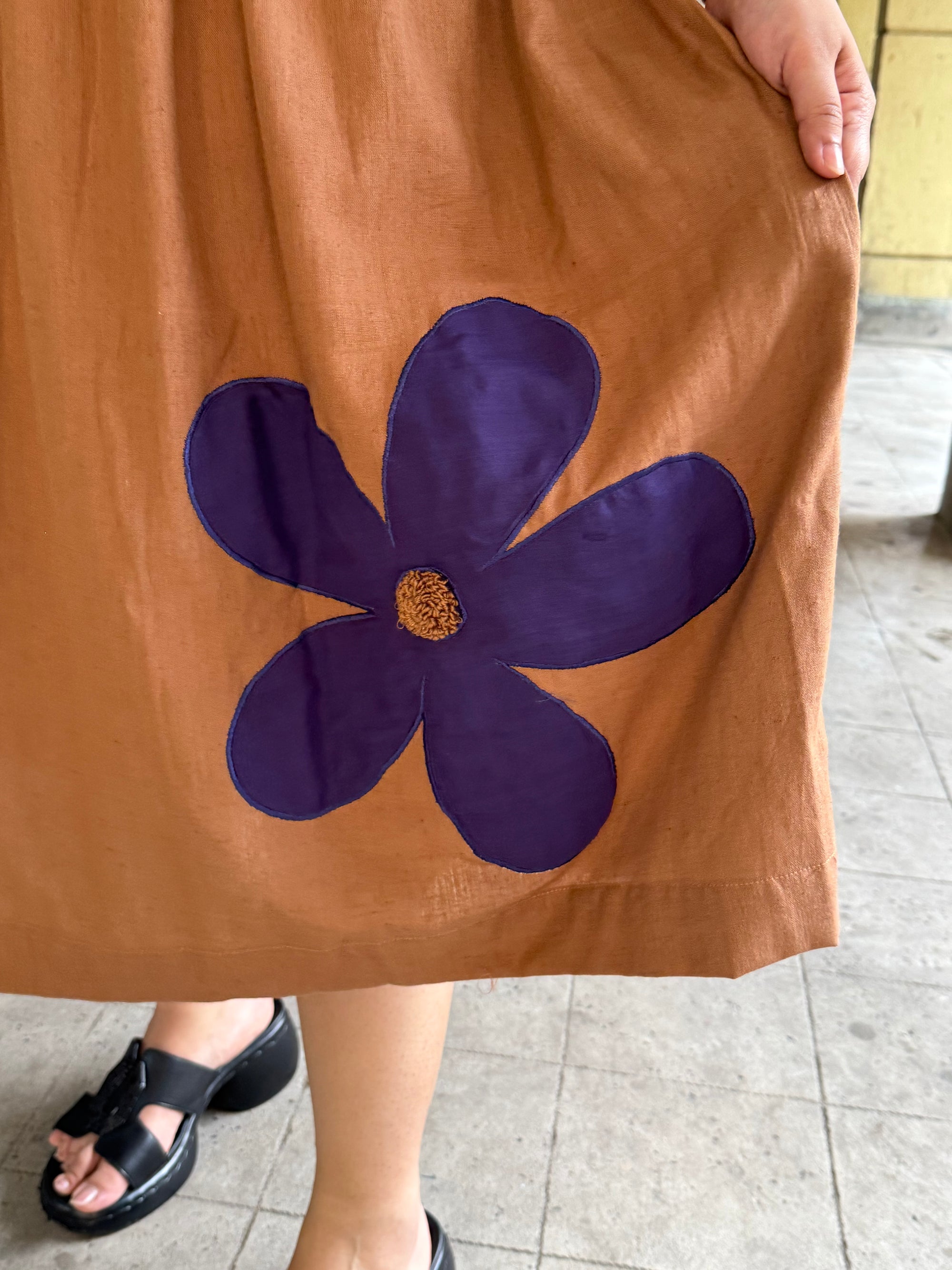 Buttercup Appliqué Dress