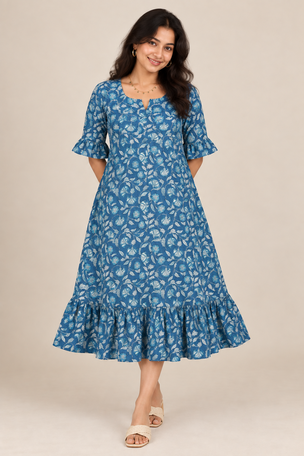 Darjeeling Tea Cotton Dress
