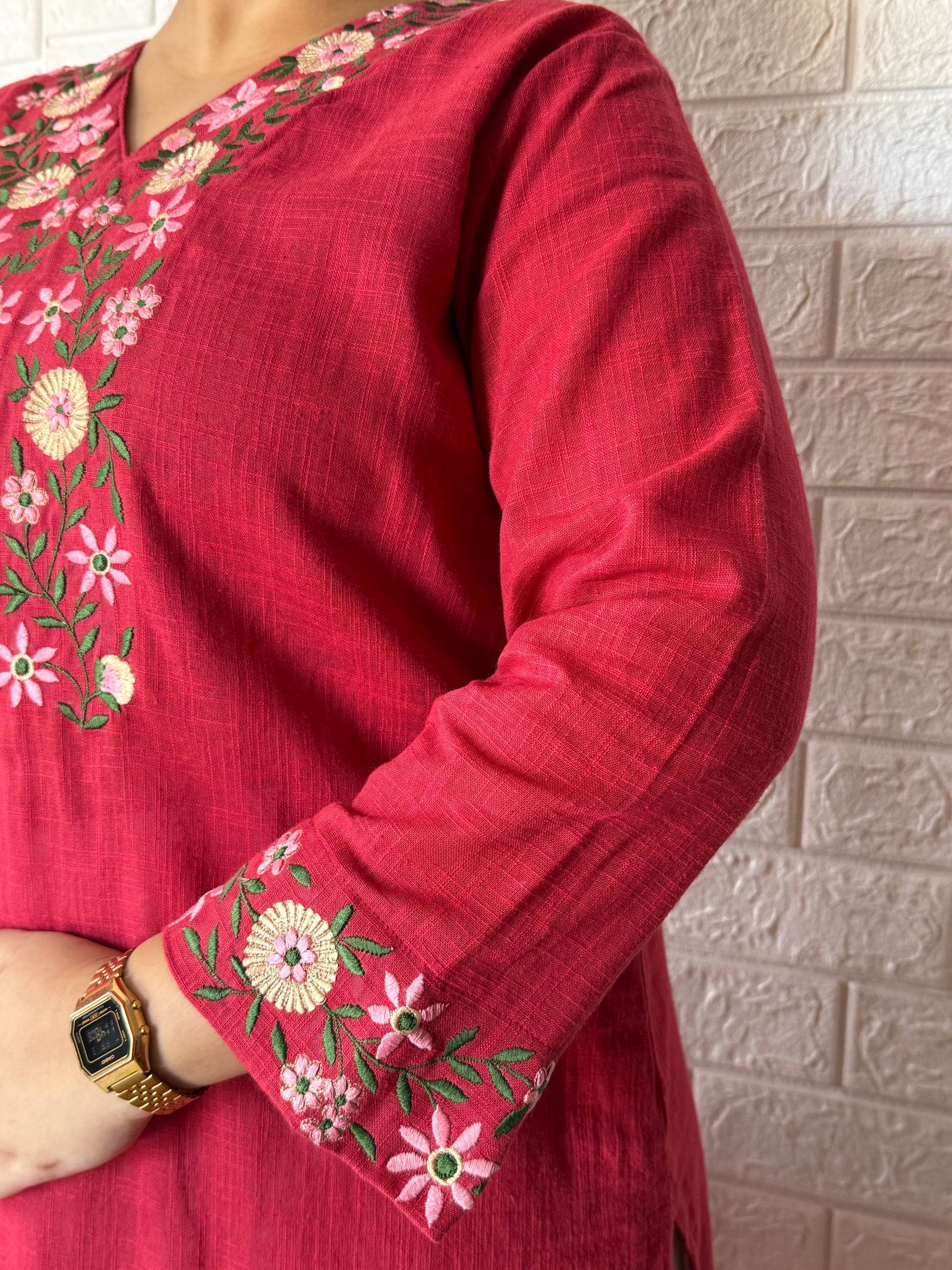 Ruby Cotton Kurti