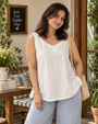 Off White Tank Top