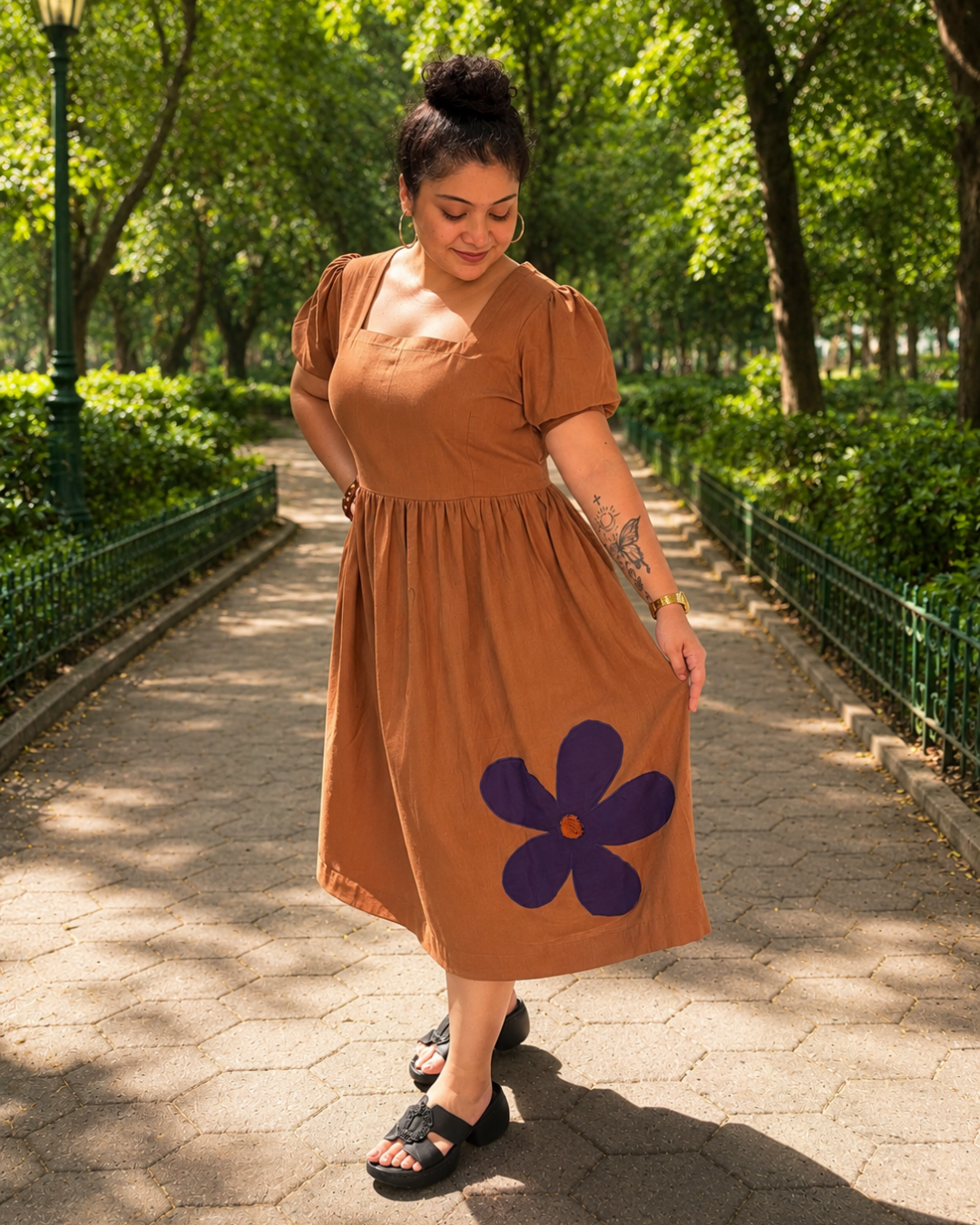 Buttercup Appliqué Dress