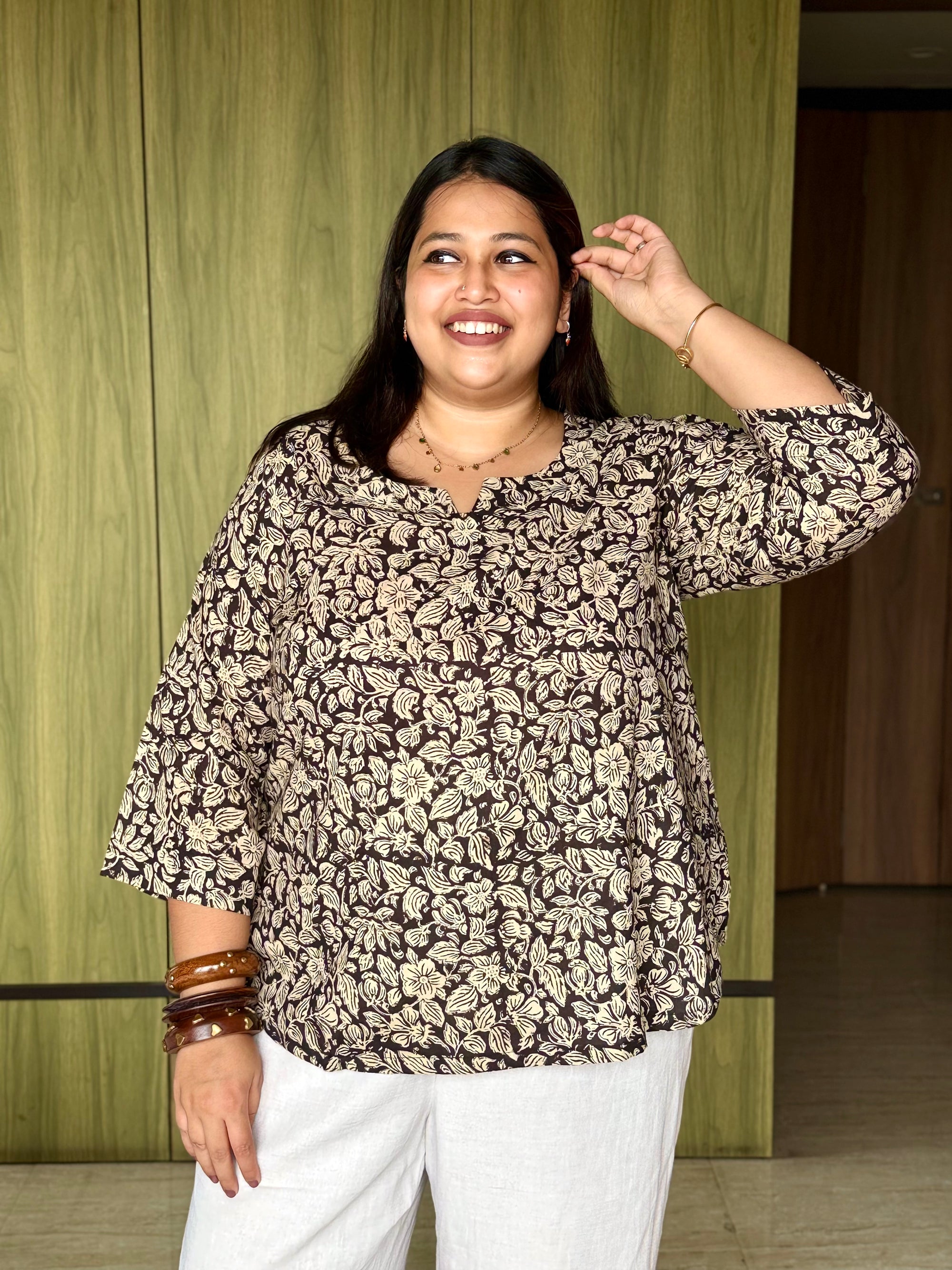 Cookies and Cream Cotton Top