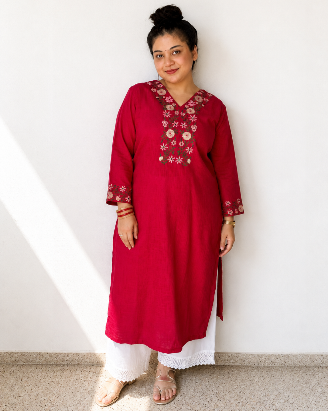 Ruby Cotton Kurti