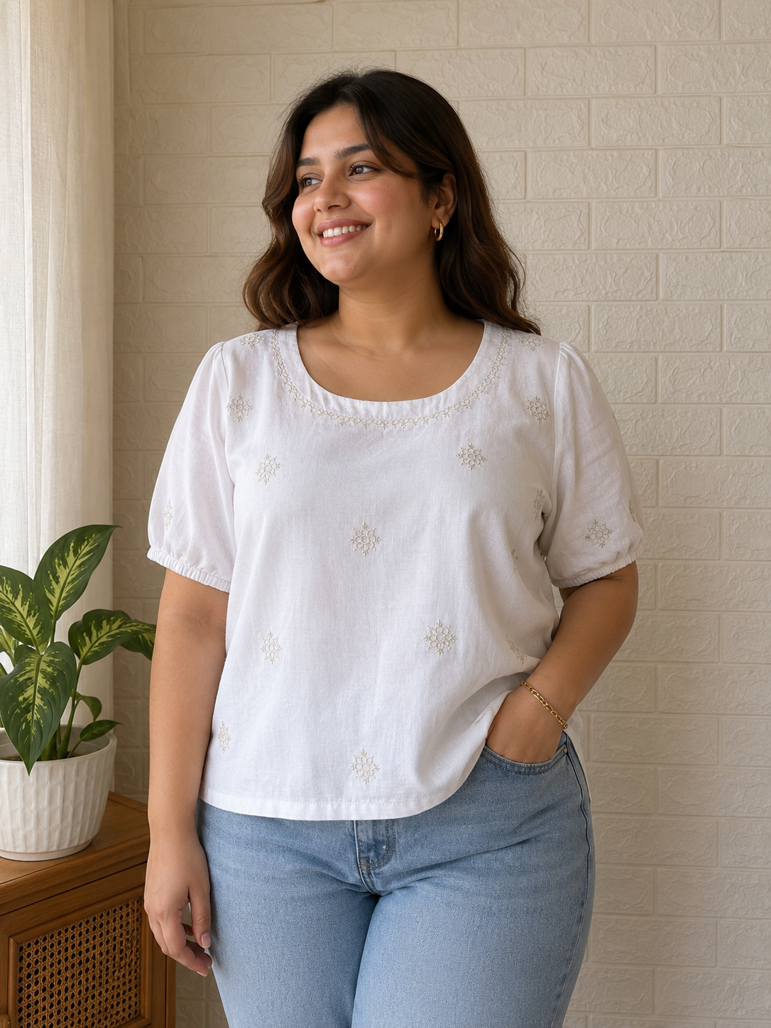 Snow Drop Cotton Top