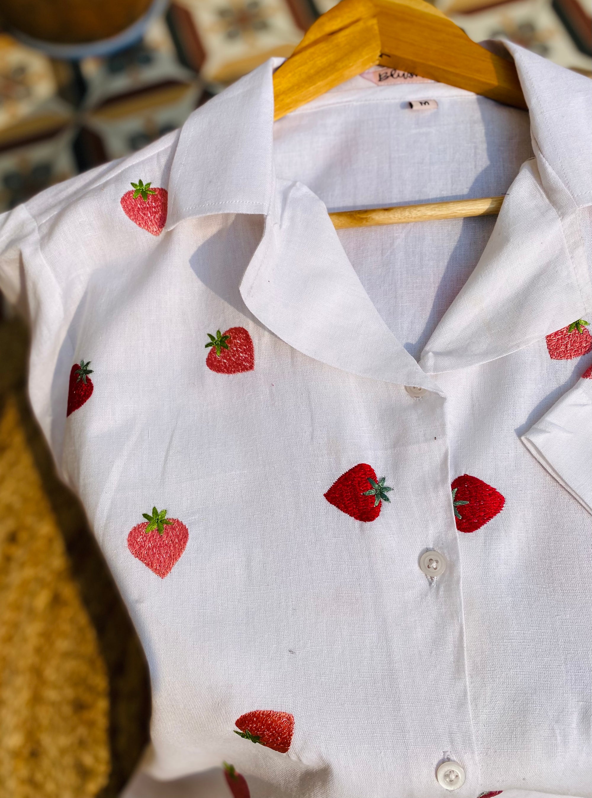 Strawberry Cotton Shirt