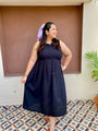 Dark Grace Cotton Dress