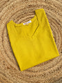 Yellow Cotton Tank Top