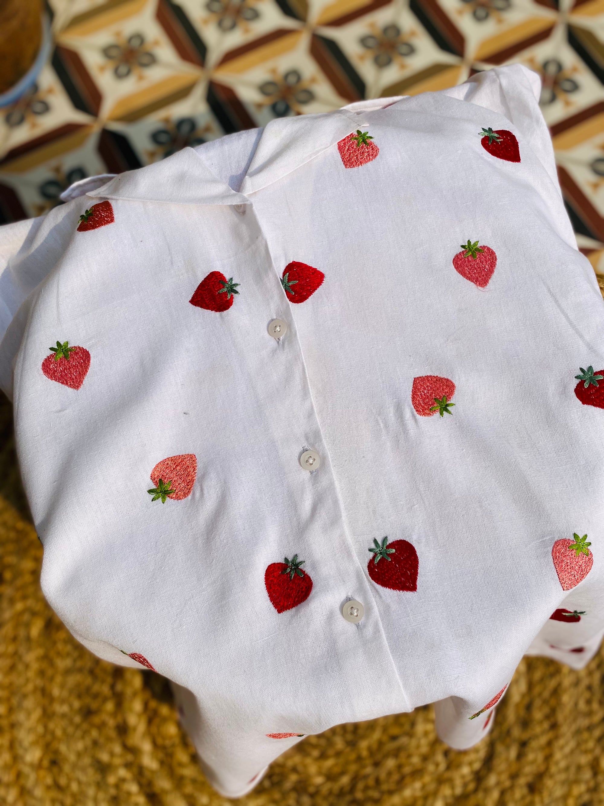 Strawberry Cotton Shirt