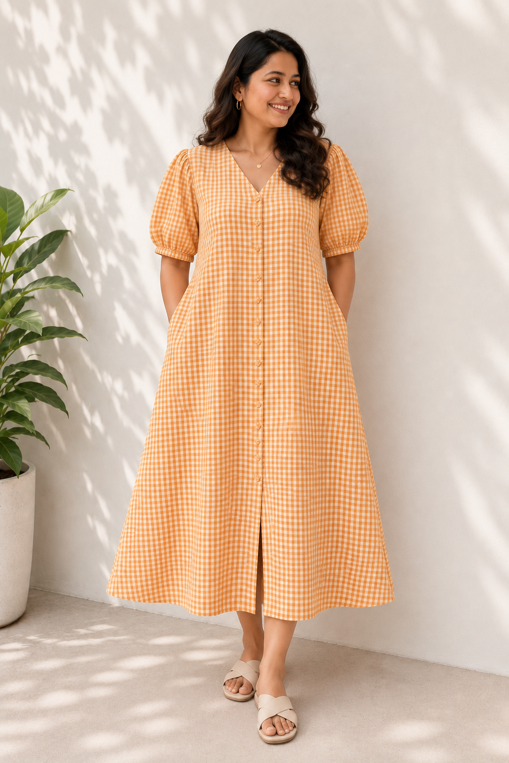 Picnic Gingham Dress