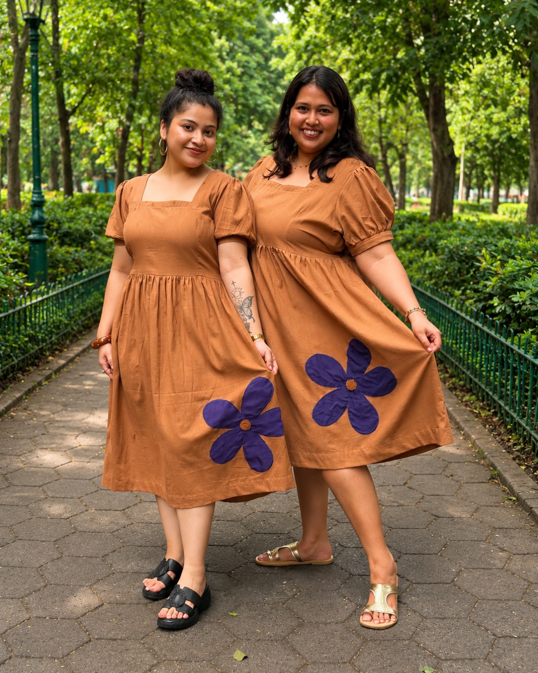 Buttercup Appliqué Dress