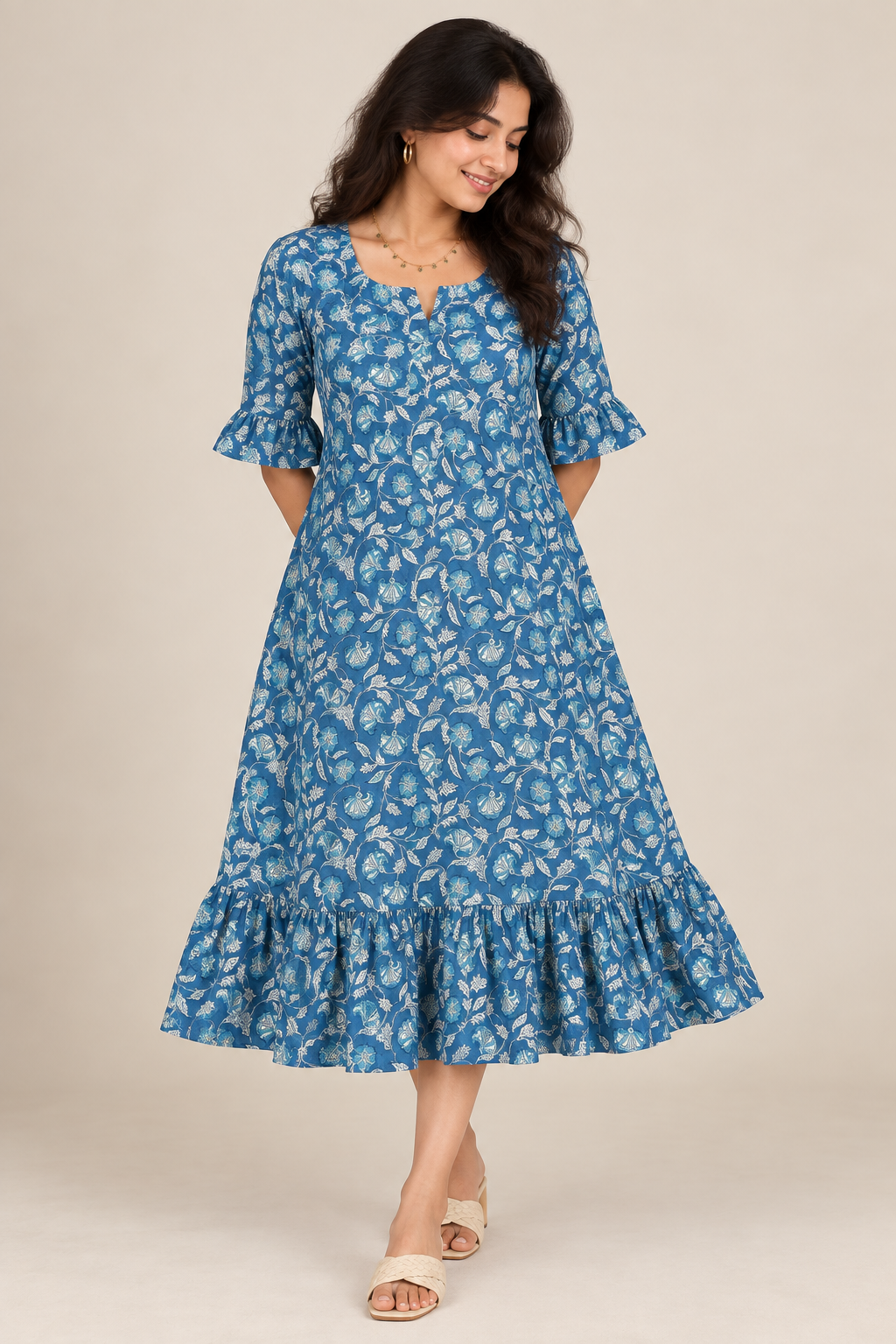 Darjeeling Tea Cotton Dress
