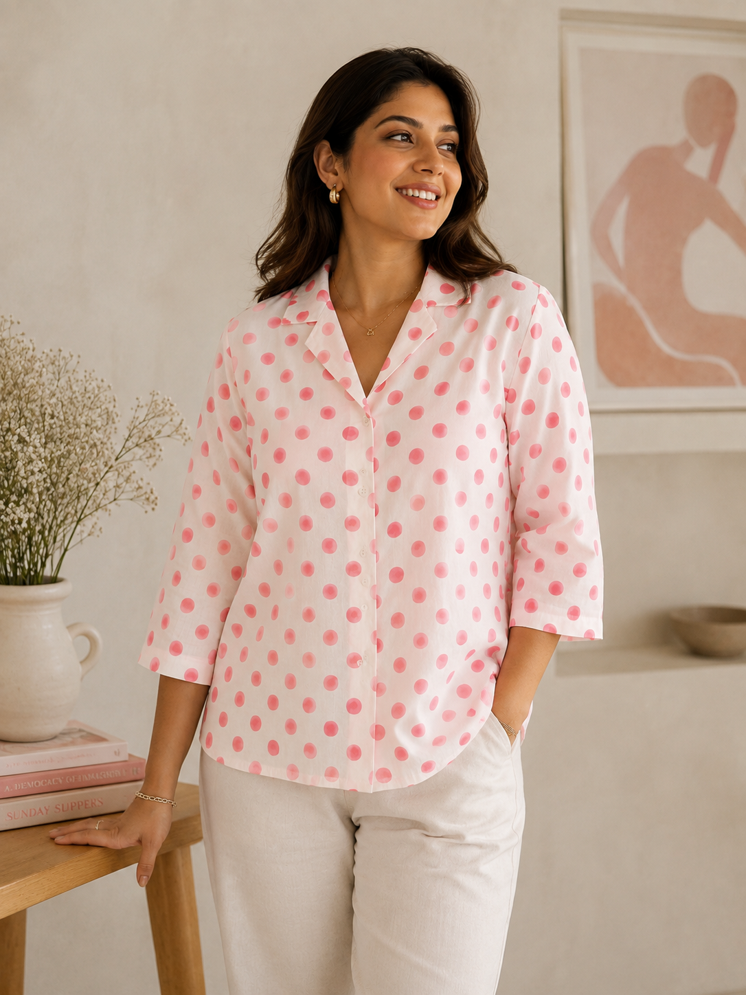 Ripple Cotton Shirt